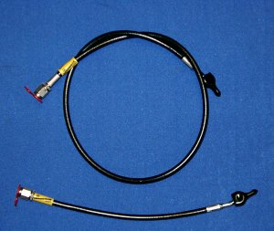 Goodridge Rear (2) Black Brake Line Kit