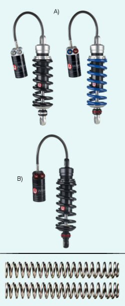 Wilbers Shock Absorber 641 ( 46 mm) + Standard Fork Springs