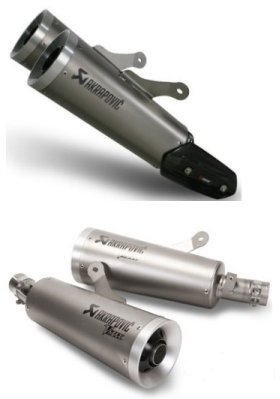 Akrapovic Titanium pair of Slip-on's