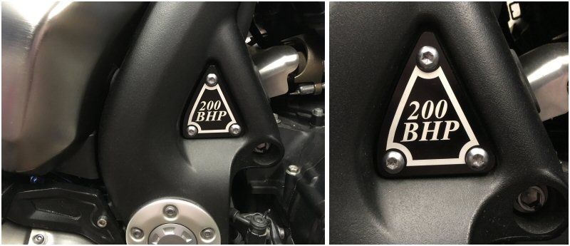 '200 BHP' Frame Infills (pair) © Exactrep 2020