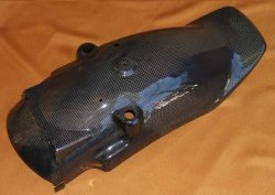 Carbon Fibre Rear Mudguard (1200)